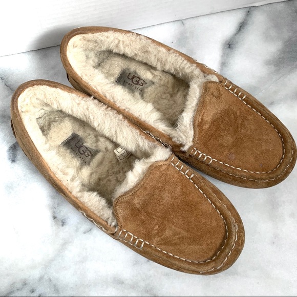 UGG Shoes | Ugg Ansley Slippers In Chestnut Size 6 | Poshmark